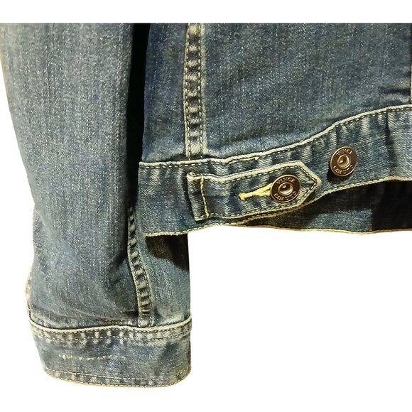 VINCE CAMUTO Blue Jean Jacket S - Picture 11 of 15